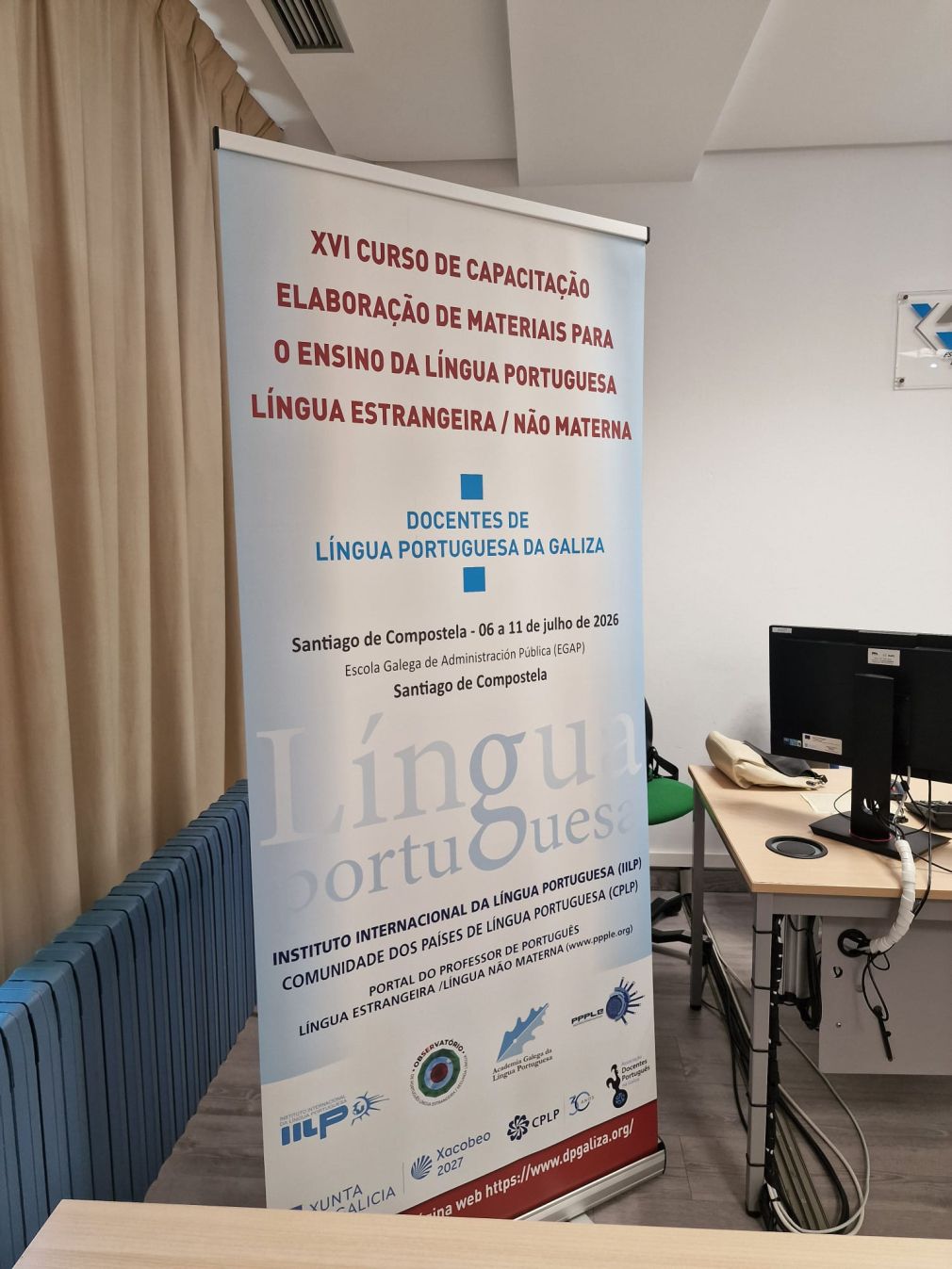ABERTURA DO XVI CURSO DE CAPACITAÇÃO ELABORAÇÃO DE MATERIAIS "O ENSINO DA LÍNGUA PORTUGUESA LÍNGUA ESTRANGEIRA / NÃO MATERNA" PARA FALANTES DE GALEGO