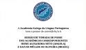 TOMADA DE POSSE DOS ACADÉMICOS CORRESPONDENTES