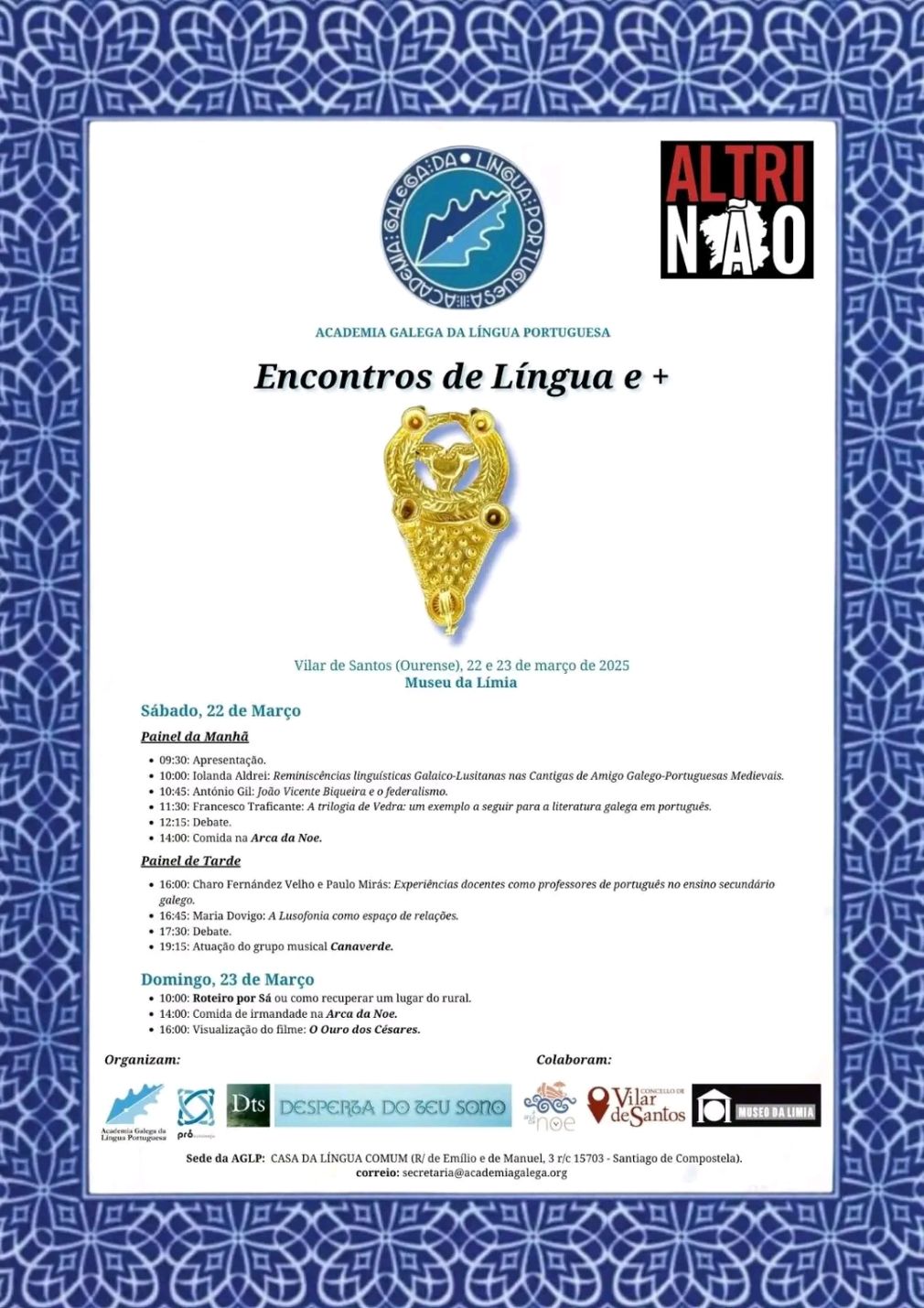 Encontros de língua e + em Vilar de Santos